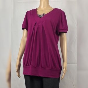 Purple Maurice’s blouse